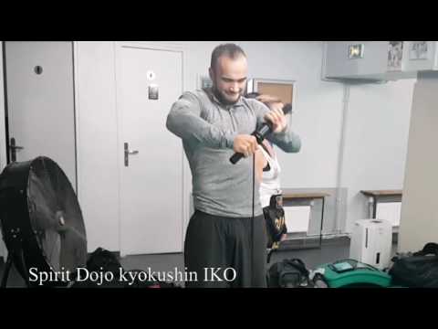 Djema Belkhodja entraînement!  Kyokushin champion