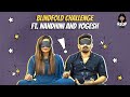 Blindfold Challenge With Myna Nandhini And Yogesh
