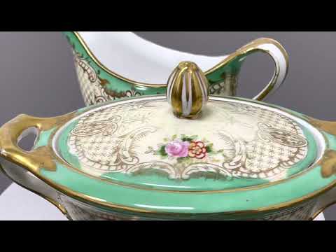 Vintage Noritake Creamer & Sugar Bowl