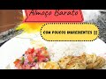 RECEITA ALMOÇO BARATO EM 30 MINUTOS E FÁCIL DE FAZER