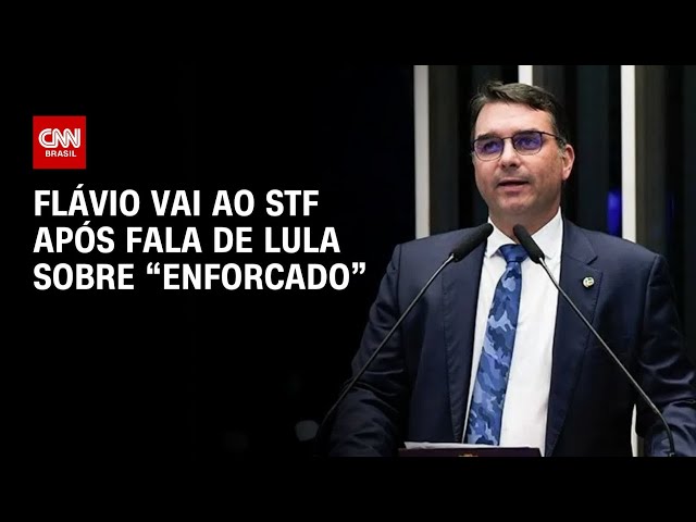 Flávio Bolsonaro vai ao STF após fala de Lula sobre “enforcado” | CNN PRIME TIME