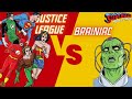 [BATTLE BREAKDOWN] Justice League vs Braniac | Superman: Space Age