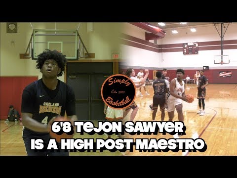 6'8 Tejon Sawyer Owns The Paint | 2020 Salesian HS | July Oakland Soldiers Highlights