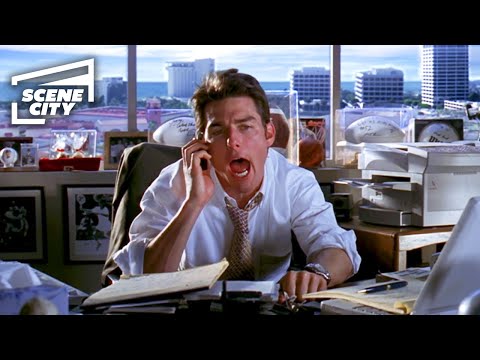 Jerry Maguire: Show Me The Money (Tom Cruise, Cuba Gooding Jr. Scene) | With Captions