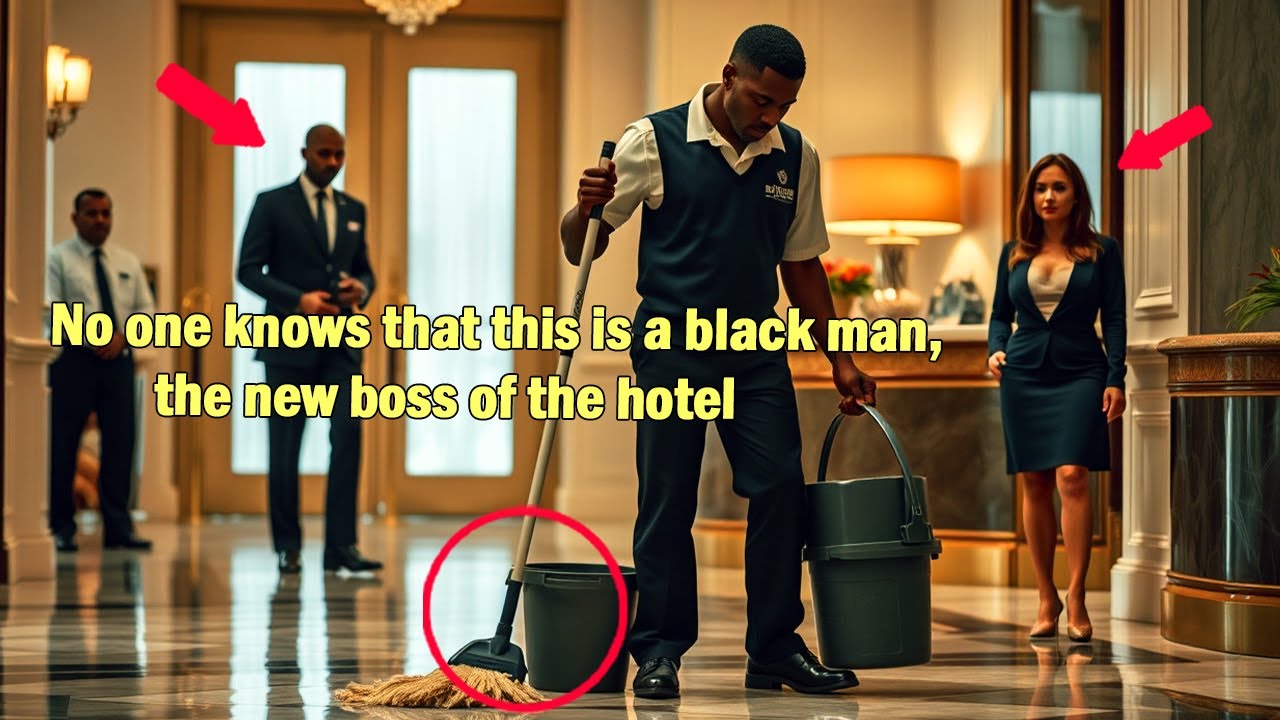 the black man was kicked out of the hotel, but they did not know that he was the new receptionist