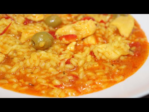 🥘El ARROZ que JAMÁS olvidarás #lacocinademilagritos #somosgenuinos #arrozcaldoso #aceitunas