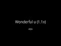 AGA-Wonderful u（1.1x加速/sped up）