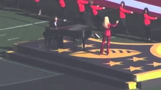 Lady Gaga - National Anthem (Super Bowl Rehearsal)