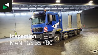 Camião porta-automóveis MAN TGS 35.480 8X2 Machine transporter Hydraulic Ramps Lift+Steering | Imagem 4 - Autoline