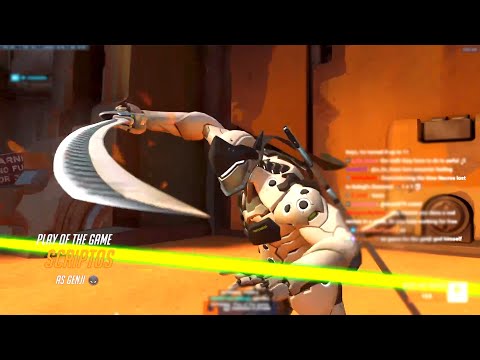 NECROS NANO GENJI GOD - POTG! [ OVERWATCH 2 SEASON 7 TOP 500 ]