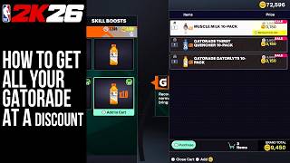 Unlock Discount Gatorade in NBA2K26!