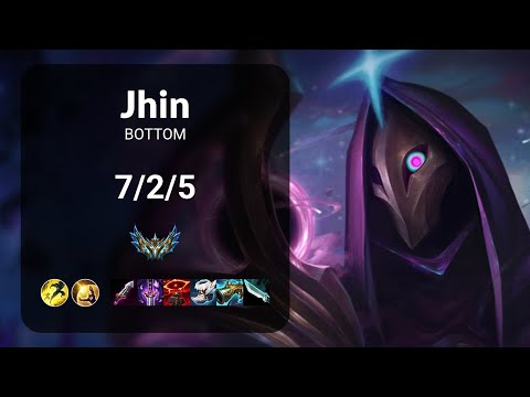 Jhin vs Ezreal BOTTOM - KR CHALLENGER Patch 14.20