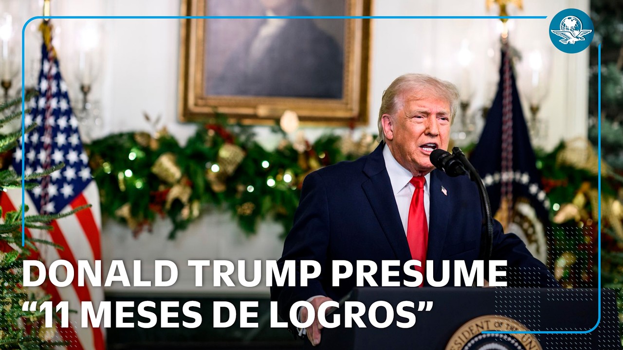 Donald Trump celebra “11 meses de logros” y presume avances