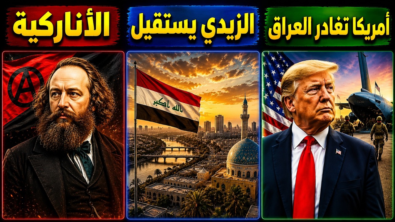 أمريكا تغادر العراق | الزيدي يستقيل | الخليج والأردن يهددان العراق | الأناركي?