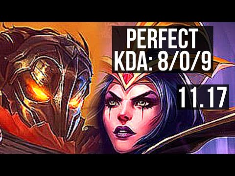 VIKTOR vs LEBLANC (MID) | 8/0/9, Legendary, 400+ games | KR Diamond | v11.17