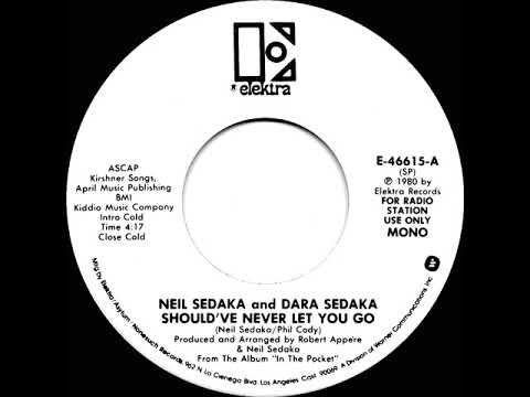 1980 Neil Sedaka & Dara Sedaka - Should’ve Never Let You Go (mono radio promo 45)