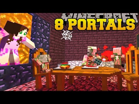 PopularMMOs - Minecraft: TRAPPED IN DIMENSIONS! - THE 8 PORTALS - Custom Map [1]