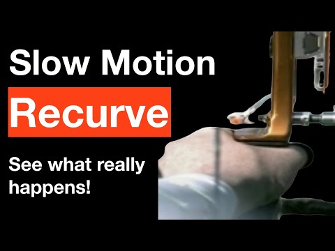 Slow Mo Recurve Archery Bow, You Won’t Believe How The Arrow Flys!