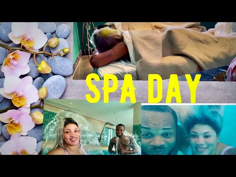 We went to the spa and did this in the hot bubble steam room