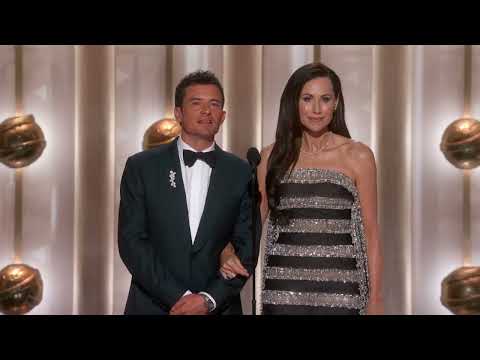 Orlando Bloom & Minnie Driver Present Best Non-English Language Motion Picture | 83rd Golden Globes