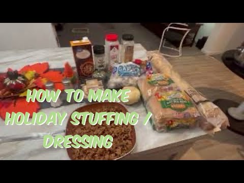 Amazing Holiday Stuffing / Dressing #cooking #recipe #foodie