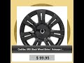 Cadillac SRX Black Wheel Skins / Hubcaps / Wheel Covers 18" 4665 4664 2010 2011 2012 2013 2014 20...