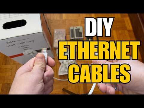 Make Your Own Ethernet Cables! Easy DIY Cat6, Cat6a, Cat5e
