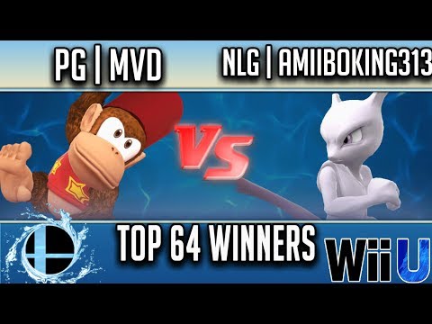 Smash'N'Splash 3 TOP 64 WINNERS - PG | MVD (Diddy Kong) vs NLG | Amiiboking313 (Mewtwo, Ness)