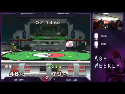 BERT | Mr.F (Puff) vs. Sago (Marth) - Melee Winner's Finals ASH@WIT 7/10/15