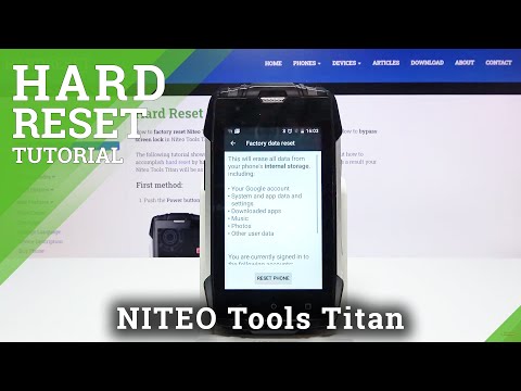 How to Hard Reset Niteo Tools Titan - Restore Factory Settings