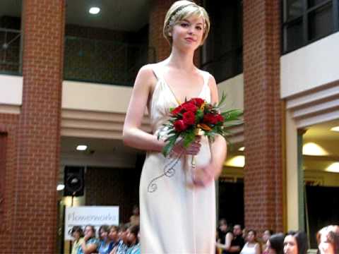 Liz modeling bridal show 7-12-09 Lincoln Nebraska