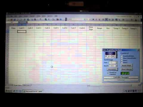 BMS Data Logging into Excel Spreadsheet
