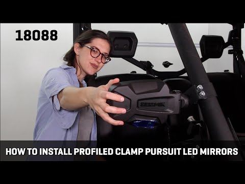 Pursuit LED Side View Mirrors Installation for Profiled & Pro-fit Clamps