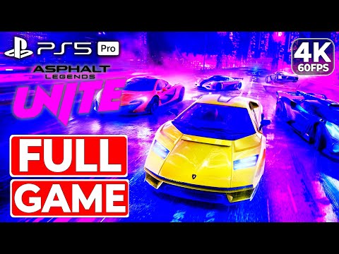 ASPHALT 9 LEGENDS UNITE Gameplay Walkthrough FULL GAME [4K 60FPS PS5 PRO] - No Commentary