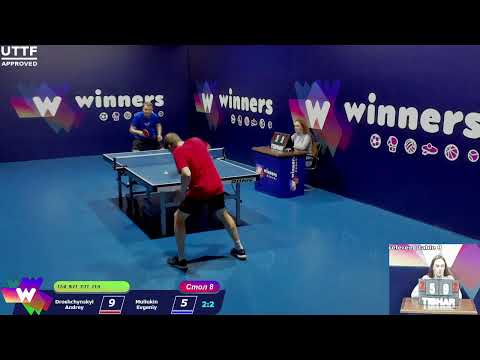 Droshchynskyi Andrey - Muliukin Evgeniy. WINners CUP Table Tennis 8 28.12.2020 15:45
