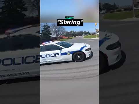 Biker Gets SWERVED AT By Police Officer! 👮 💥 @realdirtbikelife