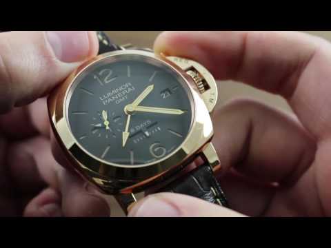 Panerai Luminor 1950 8 Days GMT Oro Rosso PAM 576 Showcase Review