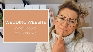 What to put on your wedding website