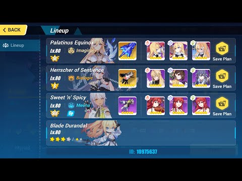 Honkai Impact 3 Exalted Abyss D439 Fortified (PE[SS], HoS[S0], SnS) Blade Dudu 3* (754pts)