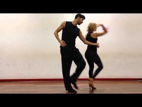 Advanced Salsa Move #140 - The Flick, Flick, and Roll Extended (World's longest turn pattern)