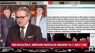 Gmyz: Obecny rząd nigdy nie przyzna się do błędu w sprawie płk Duszy | Republika Dzień