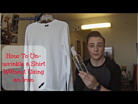 Easiest Way To Un-wrinkle a Shirt Without Using an Iron ...