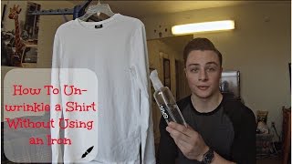 Easiest Way To Un-wrinkle a Shirt Without Using an Iron | Quick and Easy