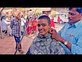 Road Side Mundan ‍ ️ Public Head Shave