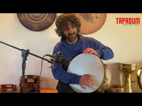 Turkish Frame Drum With 9 cymbals ( Zilli Daire )