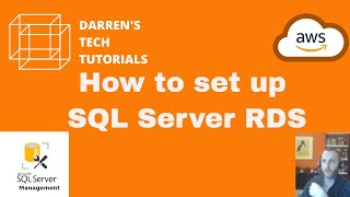YouTube Thumbnail for How to set up SQL Server RDS