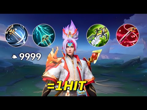 GLOBAL 1 ZILONG BEST 1 HIT BUILD 2025!! (100% BROKEN)