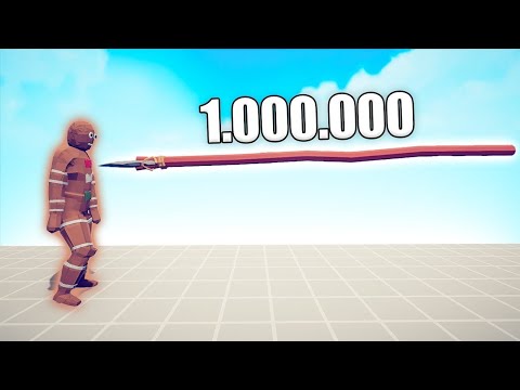 1.000.000 DAMAGE SPEAR THROWER vs UNITS - TABS | Totally Accurate Battle Simulator 2025