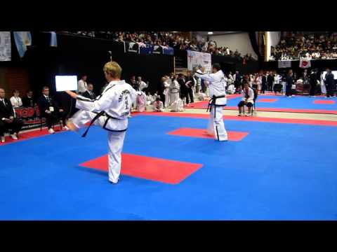 ITF World Cup Brighton 2012 - Mens 4th dan Patterns - Germany vs Canada - Choi-Yong