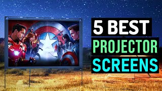 Best Projector Screens 2025 | Top 5 Projector Screen - Review